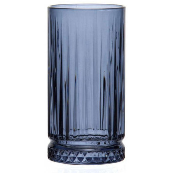 Стакан ЭЛИЗИЯ (Энжой) 450мл синий PASABAHCE 520015SLBBL