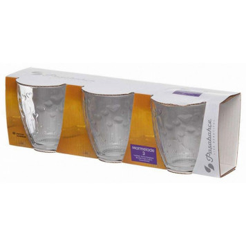 Набор стаканов МАРМЕЛАД 3шт 290мл PASABAHCE 520645B/-1