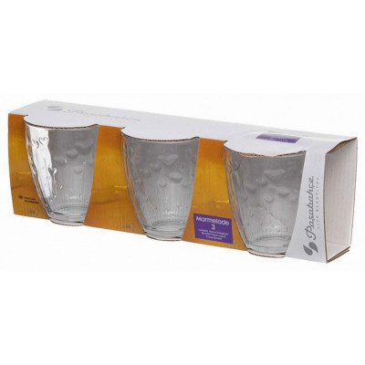 Набор стаканов МАРМЕЛАД 3шт 290мл PASABAHCE 520645B/-1