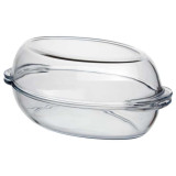 Посуда для СВЧ овальная с крышкой 2+2л (утятница) PASABAHCE 59022