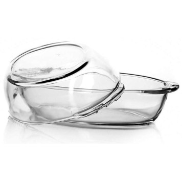 Посуда для СВЧ овальная с крышкой 2+2л (утятница) PASABAHCE 59022-2