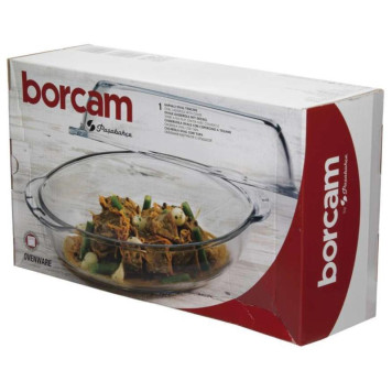 Посуда для СВЧ овальная с крышкой 2+2л (утятница) PASABAHCE 59022-4