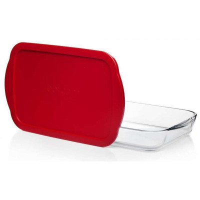 Посуда для СВЧ лоток прямоугольный б/крышки 3.5л PASABAHCE 59124-1