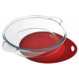 Посуда для СВЧ круглая с ручками 240мм PASABAHCE 59234