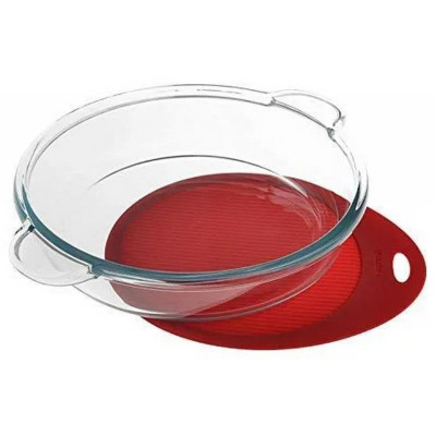 Посуда для СВЧ круглая с ручками 240мм PASABAHCE 59234