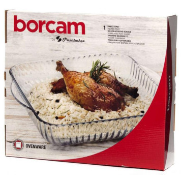 Посуда для СВЧ форма квадратная б/крышки 3.2л PASABAHCE 59394-3