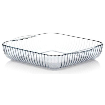 Посуда для СВЧ форма квадратная б/крышки 3.2л PASABAHCE 59394