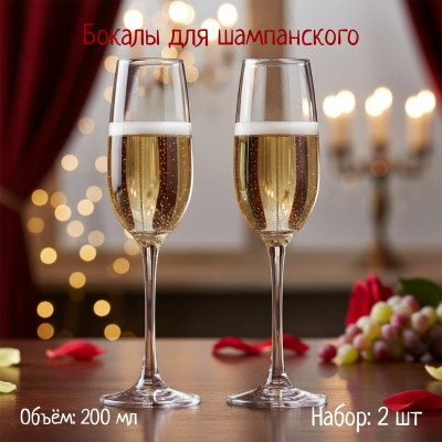 Набор бокалов АМБЕР 440295B 2шт 878-430