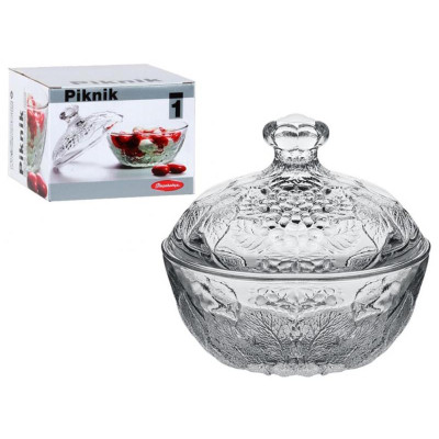 Сахарница с крышкой ПИКНИК-F&D 131мм PASABAHCE 97556BFD