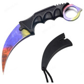 Нож Патриот CS-103/203/OT-TRK04 (Керамбит, мраморный градиент)/120