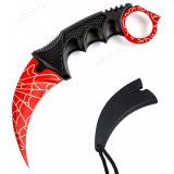 Нож Патриот CS-104/204/PT-TRK05 (Керамбит, кровавая паутина)/120