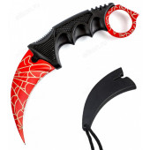 Нож Патриот CS-104/204/PT-TRK05 (Керамбит, кровавая паутина)/120