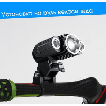 Фонарь налобный Патриот PT-FLG15 аккумуляторный-5