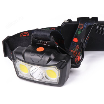 Фонарь налобный Патриот PT-FLG36 аккумуляторный-4