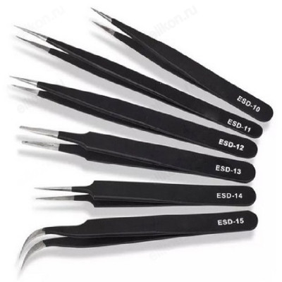 Набор пинцетов Патриот PT-INO05 6шт