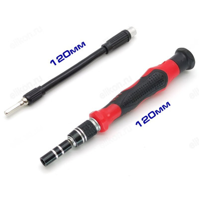 Отвертка с набором насадок Патриот PT-INO09-2