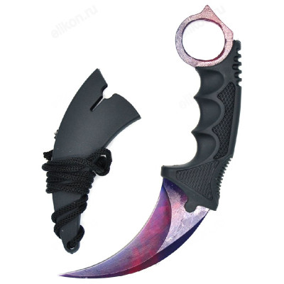 Нож Патриот PT-TRK10 (Керамбит, волны рубин)