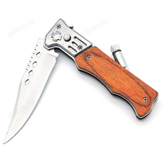 Нож Патриот PT-TRK16 складной с фонариком (8,5/21см)