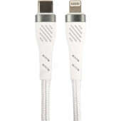 Кабель USB Type-C - Lightning PERFEO POWER (C1004) белый Кабель USB Type-C - Lightning PERFEO POWER (C1004) белый