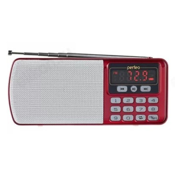 Радиоприёмник цифровой Perfeo Егерь i120-RED-3