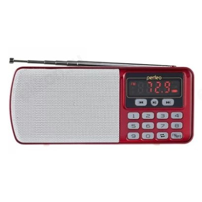Радиоприёмник цифровой Perfeo Егерь i120-RED-3