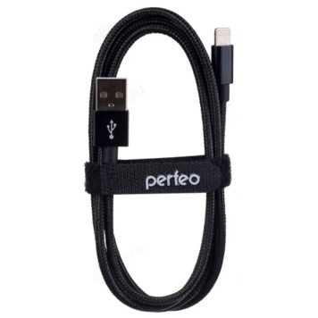 Кабель PERFEO для iPhone USB-8PIN 1м черный (I4303)