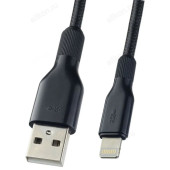 Кабель PERFEO для iPhone USB-8PIN 1м черный (I4318) Кабель PERFEO для iPhone USB-8PIN 1м черный (I4318)