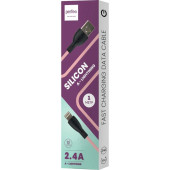Кабель USB Type-Lightning PERFEO SILICON (I4336) розовый Кабель USB Type-Lightning PERFEO SILICON (I4336) розовый