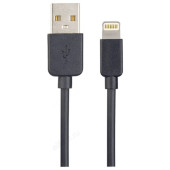 Кабель PERFEO для iPhone USB-8PIN 1м черный (I4603) Кабель PERFEO для iPhone USB-8PIN 1м черный (I4603)