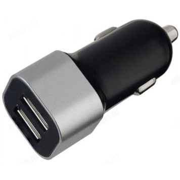 Зарядка авто Perfeo I4620 2USB 2.4A черная