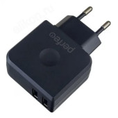 Зарядка сетевая Perfeo I4623 2USB 3.4А черный Зарядка сетевая Perfeo I4623 2USB 3.4А черный