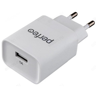 Зарядка сетевая Perfeo I4629 USB, белый