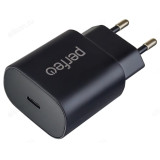 Зарядка сетевая PD Perfeo I4637, 18W, Type-C, черный