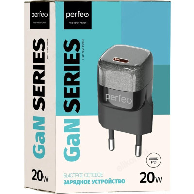 Сетевое зарядное устройство Perfeo I4650, черный-1