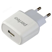 Зарядка сетевая PD Perfeo I4656 USB 1А белый Зарядка сетевая PD Perfeo I4656 USB 1А белый