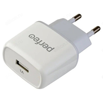 Сетевое зарядное устройство Perfeo I4656, белый