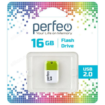 Память USB  16GB Perfeo M04 Green