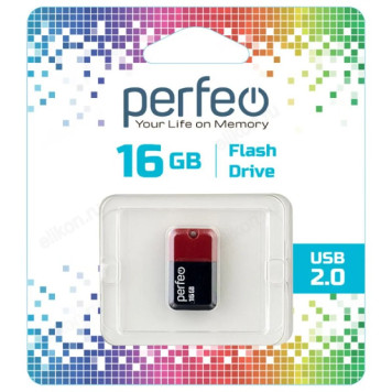 Память USB  16GB Perfeo M04 Red