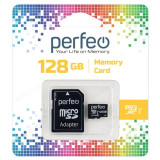 Карта MicroSD 128GB Perfeo High-Capacity (Class 10) UHS-1