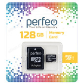 Карта MicroSD 128GB Perfeo High-Capacity (Class 10) UHS-1 Карта MicroSD 128GB Perfeo High-Capacity (Class 10) UHS-1