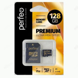 Карта MicroSDXC128GB Perfeo High-Capacity PF128GMCSX10U1