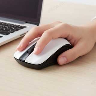 Мышь беспроводная Perfeo "RAINBOW" PF_3435 чёрн-бел-3