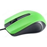 Мышь Perfeo оптическая "RAINBOW", 3 кн, USB, 1,8м, чёрн-зел
