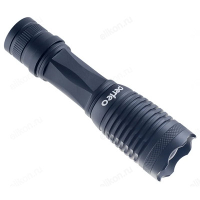 Фонарь Perfeo LT-034-A Silver, 800LM, CREE T6, аккумулятор 18650+3*AAA, Zoom, 5 режимов, светодиодны