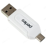 Картридер Perfeo PF-VI-O004 OTG white