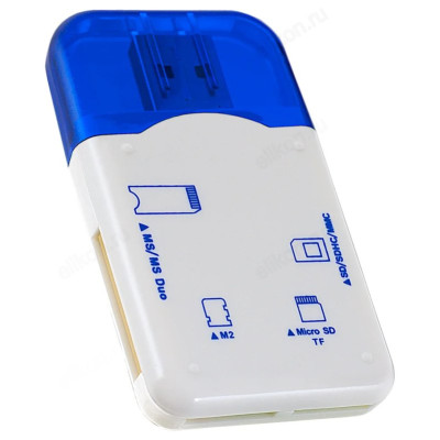 Картридер Perfeo Micro SD PF-VI-R010 Blue