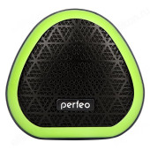 Акустика Bluetooth 6W Perfeo " TRIANGLE" черная/зеленая Акустика Bluetooth 6W Perfeo " TRIANGLE" черная/зеленая