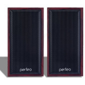 Акустика 2.0 6W (2х3 Вт) Perfeo Cabinet PF_A4388 USB махагон