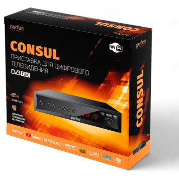 Антенный приемник DVB-T2/C Perfeo 