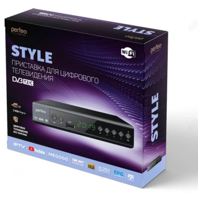 Антенный приемник DVB-T2/C Perfeo 